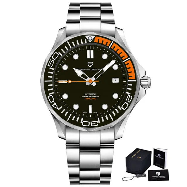 2025 New PAGANI DESIGN 007 Men's Watches Luxury Automatic Watch For Man Mechanical Wristwatches NH35 Men Gift AR Sapphire Mirror