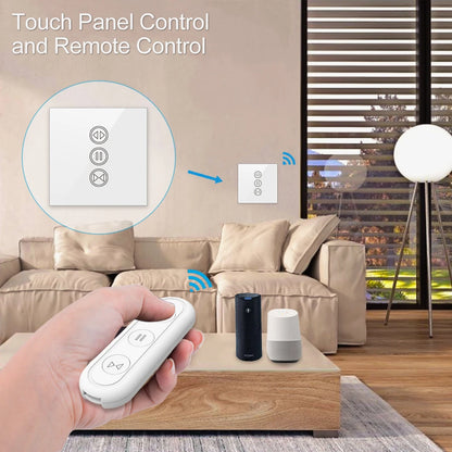 Tuya Smart Life EU WiFi Curtain Switch for Electric Motorized Blinds with Remote Control Google Home Alexa Voice Control DIY