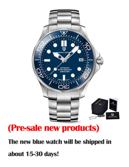 2025 New PAGANI DESIGN 007 Men's Watches Luxury Automatic Watch For Man Mechanical Wristwatches NH35 Men Gift AR Sapphire Mirror