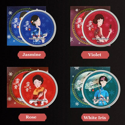 6pcs Set Old Shanghai Foundation Cream Deep Hydration Brighten Skin Facial Day & Night Cream Smoothing Skin Care  Cosmetics Gift