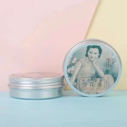 Chinese Shanghai Woman Moisturizing Primer Cream Brighten Skin Soothing Hydrating Face Day Cream Cosmetic Winter Skin Care