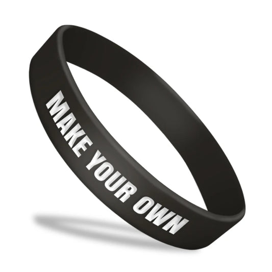 1PCS Engraved Personalized Custom Wristband SOS ID Bracelet Phone Number Silicone DIY Band for Birthday Party Events Anti-lost