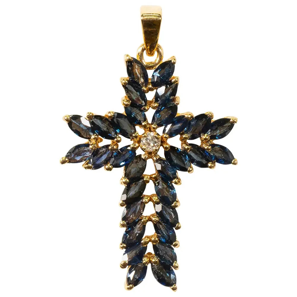 CAOSHI Aesthetic Cross Necklace for Women Charming Zirconia Trendy Party Accessories Personalized Female Jewelry Wholesale Bulk