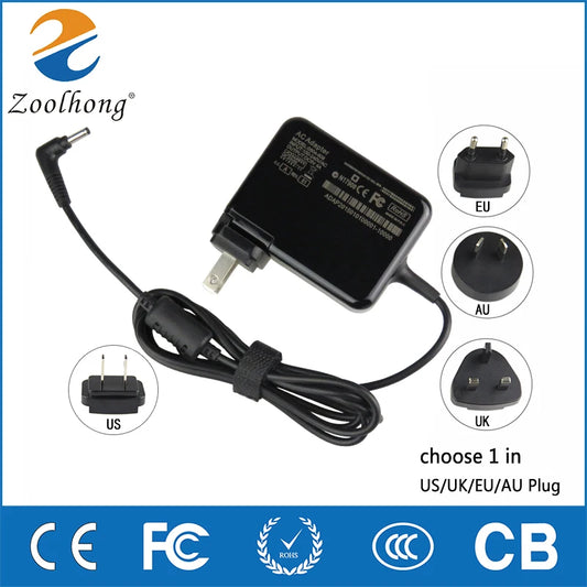 5V 4A Portable Laptop Tablet Travel Adapter Battery Charger For for Lenovo Ideapad 100S-11IBY 80R2 MIIX 310-10 Global Plug
