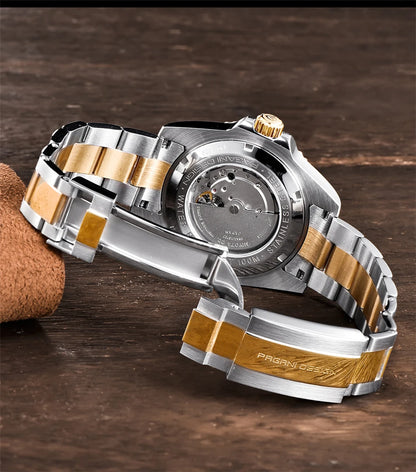 PAGANI DESIGN Top Brand Men's Mechanical Watch Japanese Movement 100m Waterproof Sapphire Glass Men's Automatic Watch