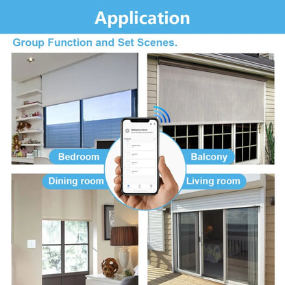 Tuya Smart Life EU WiFi Curtain Switch for Electric Motorized Blinds with Remote Control Google Home Alexa Voice Control DIY