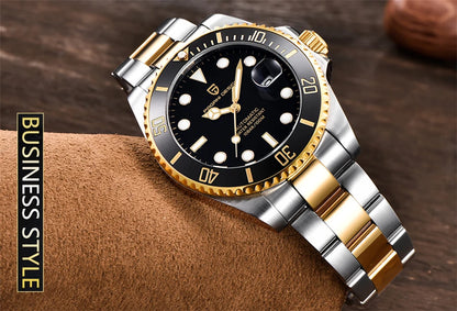 PAGANI DESIGN Top Brand Men's Mechanical Watch Japanese Movement 100m Waterproof Sapphire Glass Men's Automatic Watch