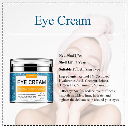 ENVISHA Eye Cream Remove Dark Circles Puffiness Moisturizing Anti Wrinkle Aging Whitening Face Cream Skin Care Korean Cosmetics