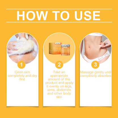 Fat Burner Weight Loss Cream Anti Cellulite Shaping Sculpting Firming Arms Belly Abdomen Thigh Legs Full Body Massager Hot Cream