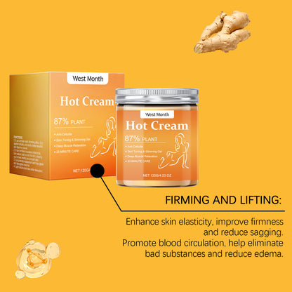 Fat Burner Weight Loss Cream Anti Cellulite Shaping Sculpting Firming Arms Belly Abdomen Thigh Legs Full Body Massager Hot Cream