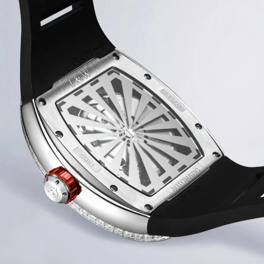 Carnival Brand IW High End Series Fashion Tonneau Dial Mechanical Watch Men 50M Waterproof Luxury Imported Movement Mens Watches