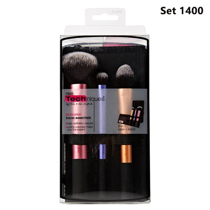 Real Techniques makeup brushes set for cosmetic foundation powder blush eyeshadow kabuki blending make up brush beauty tool 1415