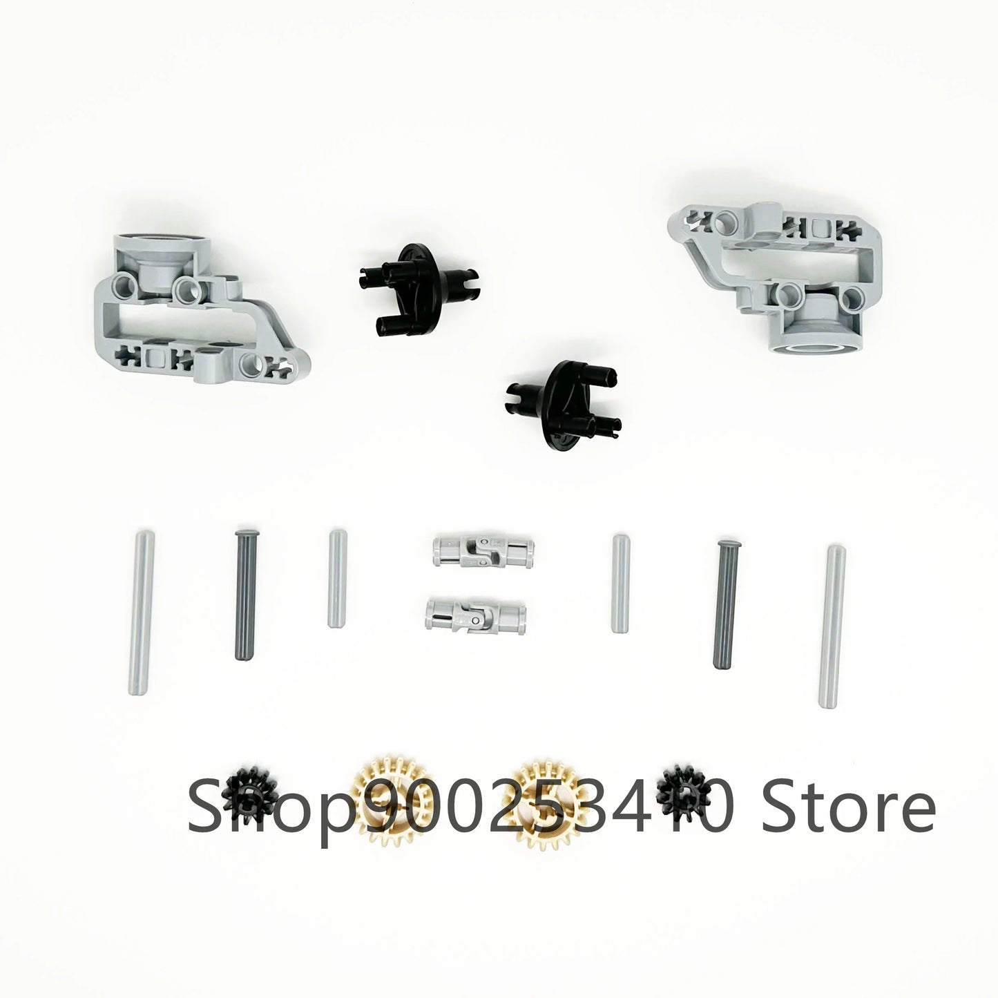 High-Tech Plastic Building Blocks Bricks Car Gear Link Liftarm Beam Cross Axle DIY Assembling MOC Bulk Technology Set Toys