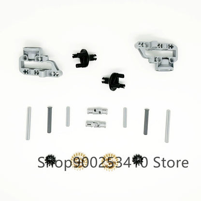 High-Tech Plastic Building Blocks Bricks Car Gear Link Liftarm Beam Cross Axle DIY Assembling MOC Bulk Technology Set Toys