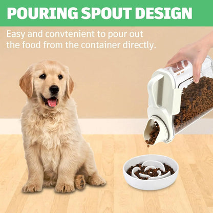 Pet food sealed bucket cat and dog food storage tank freeze-dried anti mold storage box large capacity transparent storage tank