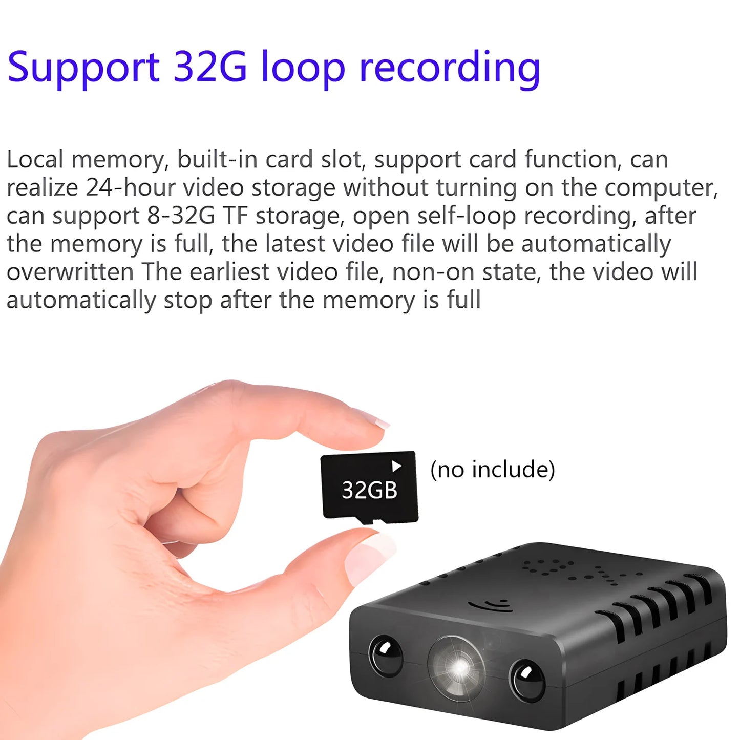 1080P XD Mini Camera WiFi Wireless Monitoring Security Protection Remote Monitor Camcorders Video Surveillance Smart Home