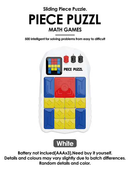 Magnetic Puzzle Challenge Sliding Blocks 500+ Levels Brain Teaser Game, Educational Fidget Toy Christmas birthday Gift for Kids