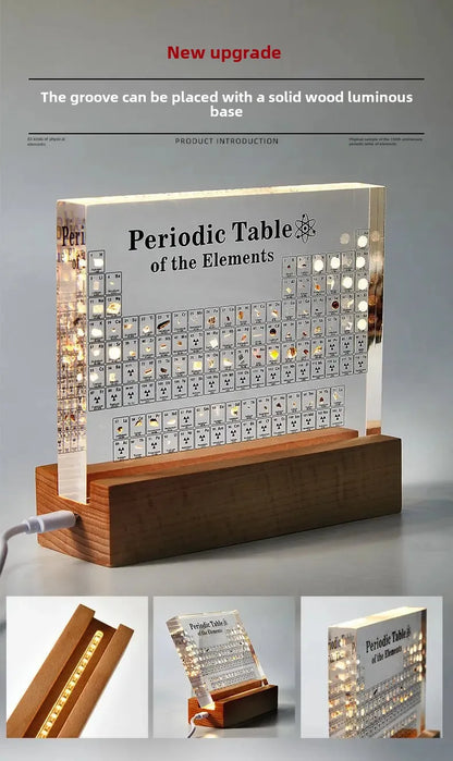 Elements Period Table Embedded Samples Graduation Gifts Exhibition Acrylic Desktop Ornaments Small Decorative Pieces