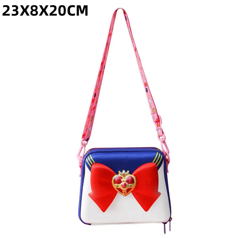 Sailor Moon Large Handheld Capacity Makeup Bag Storage Bag Travel Portable Waterproof Toiletry Bag Messenger Bag Shoulder Bag