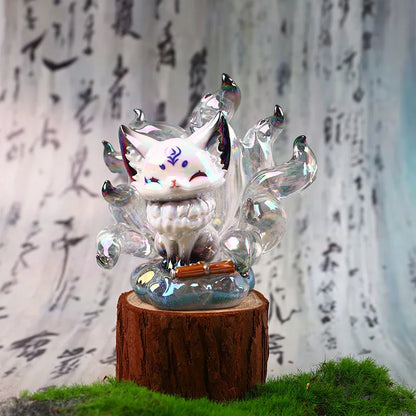 Creative China-Chic Nine Tailed Fox Fairy Blind Box Chaozhou Play Doll Desktop Decoration Mysterious Surprise Box Birthday Gift