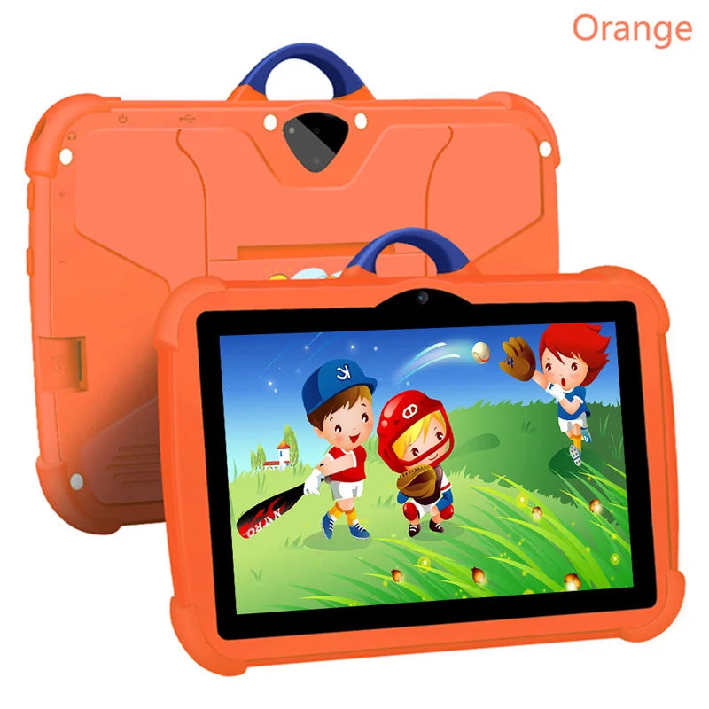 Kids Tablet 7 Inch Cartoon Pattern - Quad Core 4GB RAM 64GB ROM Android Learning Education Games Gift