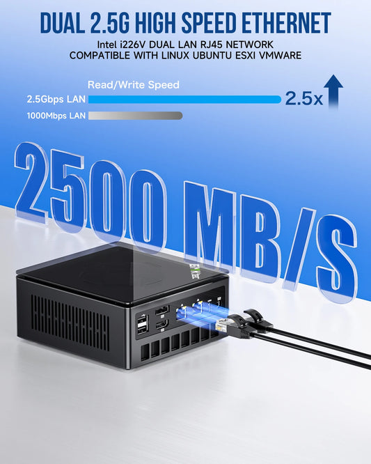 GMKtec K8 Plus Mini PC – AMD Ryzen 7 8845HS, DDR5, Oculink, Windows 11 Pro