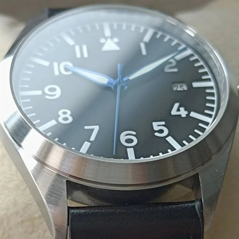 Flieger Pilot Watch A Type B Aviator Automatic Field Reloj Piloto Relogio Mechanical Wristwatch Orologio Pilota Montre Pilote
