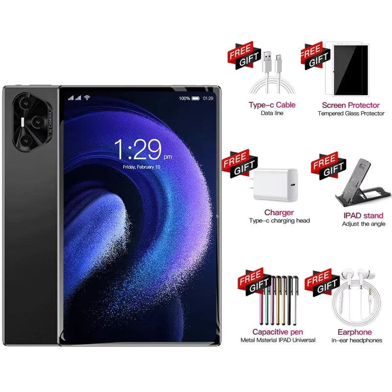 2025 NEW Gobal Version Hauwei Pad P80 Pro Tablet 11 inch HD Android 15 22GB+2TB 5G Dual SIM Call WiFi Navi GPS WPS Tablet PC