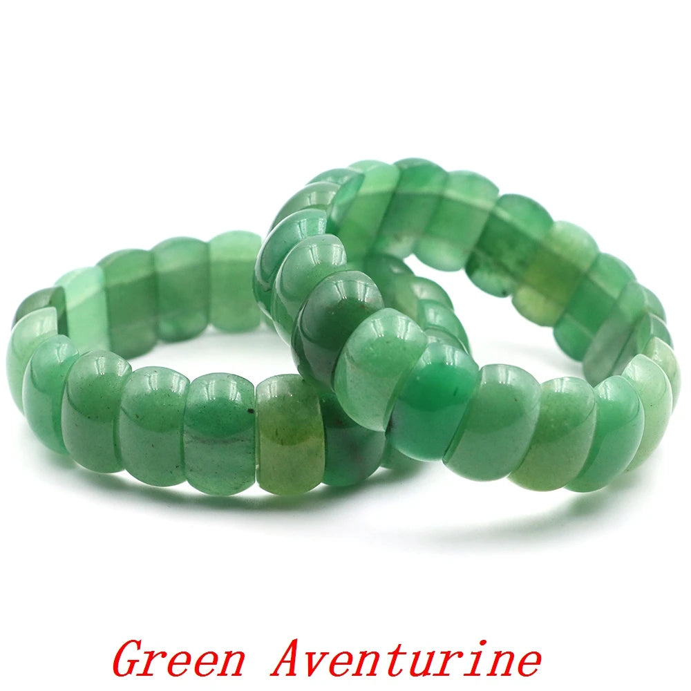 Natural Amethyst Gemstone Beads Bracelet Energy Stone Chakras Elastic Rope Healing Crystal Bangle Jewelry Woman Birthstone Gifts