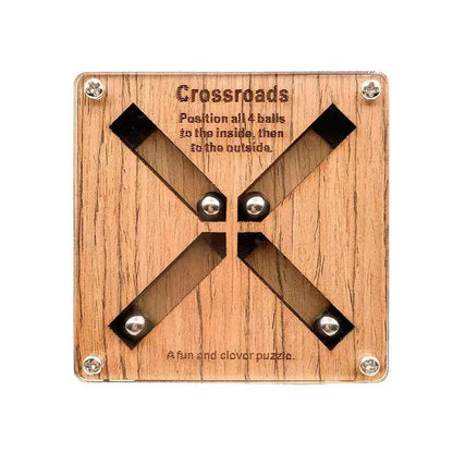 Crossroad Puzzle Labyrinth Maze Wooden Puzzles For Adults Children Brain Games Juegos De Ingenio Y Logica Very Difficult