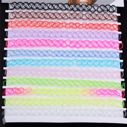 JUCHAO New Collares Vintage Stretch Tattoo Choker Necklaces For Women Girl Charm Gothic Elastic Necklace Female Wedding Gift