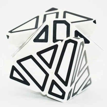 Lefun FangCun Ghost 6cm Cube Magico 3x3 Strange-shape Cube Magic Puzzle Hollow Sticker SpeedCube Educational Toys Ghost Cube