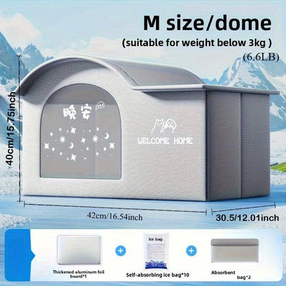 all seasin small Cat dog Air Conditioning House BED Summer Cooling  winter warm Nest Dog Dog Four Seasons Pet House