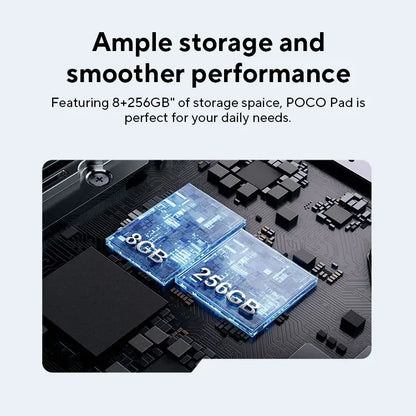 [World Premiere] POCO Pad 12.1'' 120Hz 2.5K Display Snapdragon 7s Gen 2 Octa core Processor 33W 10000mAh Battery Quad speakers