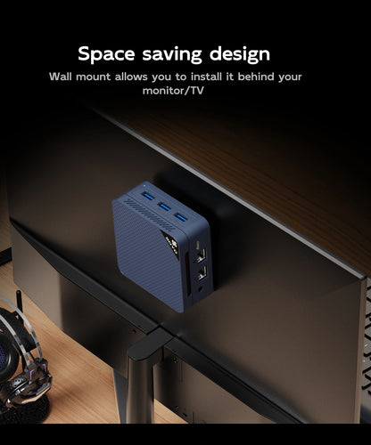 SOYO M4 Mini Mini PC Intel Twin Lake N150 CPU Mini Gaming Computer 12GB DDR5 512GB RAM Windows 11 Pro WiFi5 BT5.2 Type-C USB3.2