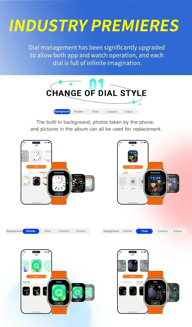 BW9 Pro Smartwatch - Independent SIM card calling, dual-core CPU, 2D graphics enhancement and an ultra-long 400mAh battery life