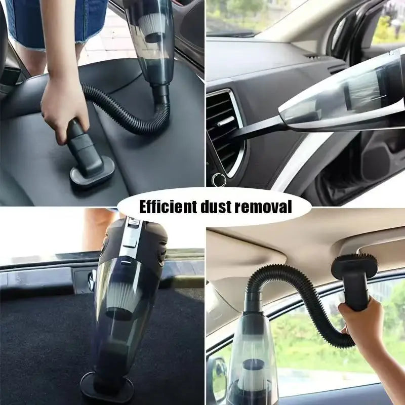 Portable Wireless Vacuum Cleaner Powerful Suction Rechargeable Handheld Vacuum Cleaner Quick Charge for Car Home Pet Hair