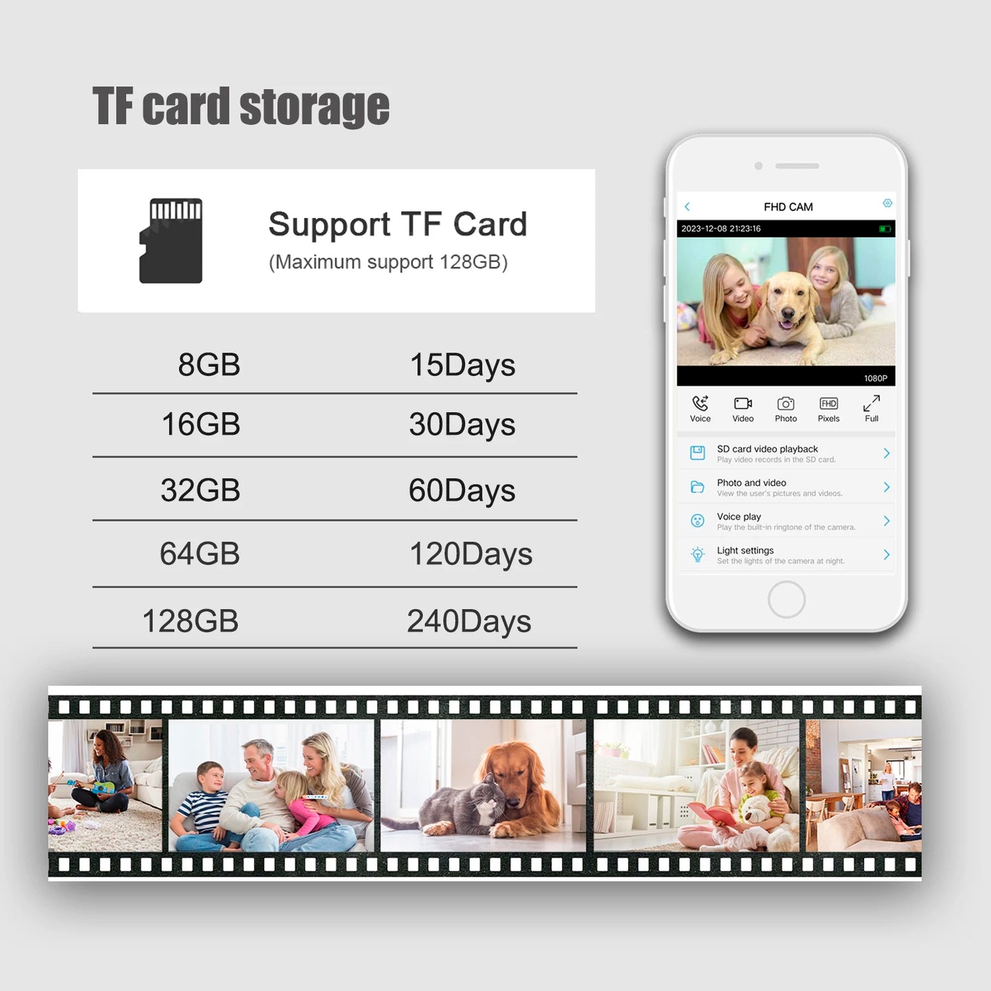 M2 Mini Camera Wifi With Battery Standby Indoor PIR Detection Wireless Wide Lens Two way audio Home Video Security IP HD Camera