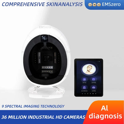 3D Professional Facial Skin Analyzer With High-definition Imaging Technology For Facial Moisture Detection And Moisture Ratio