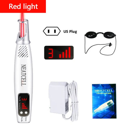 Picosecond Laser Pen Freckle Tattoo Removal Dark Spot Remover Blue & Red Light Machine Portable Scar Mole Remover Beauty Care