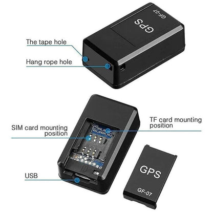 1~20PCS GF-07 GPS Car Tracker Real Time Positioner Strong Magnetic SIM Message Positioner Anti-lost Locator Portable GPS Tracker