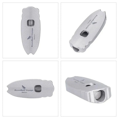 Titanium Survival Whistle Anti-Corrosion Compact Emergency Exploring Accessories Rust-Proof Emergency Exploring Accessories