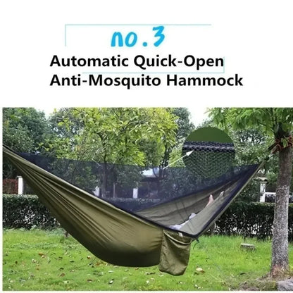 Camping Hammock with Mosquito Net Sleeping Tent Hammock Suitable Camping Hammock Outdoor Furniture for Garden