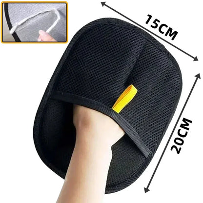 Pet Hair Remover Brush Kitten Hair Remover Gloves Deshedding Brush Glove for Dog Cat Double-Sided Fur Hair Cleaning for Carpet