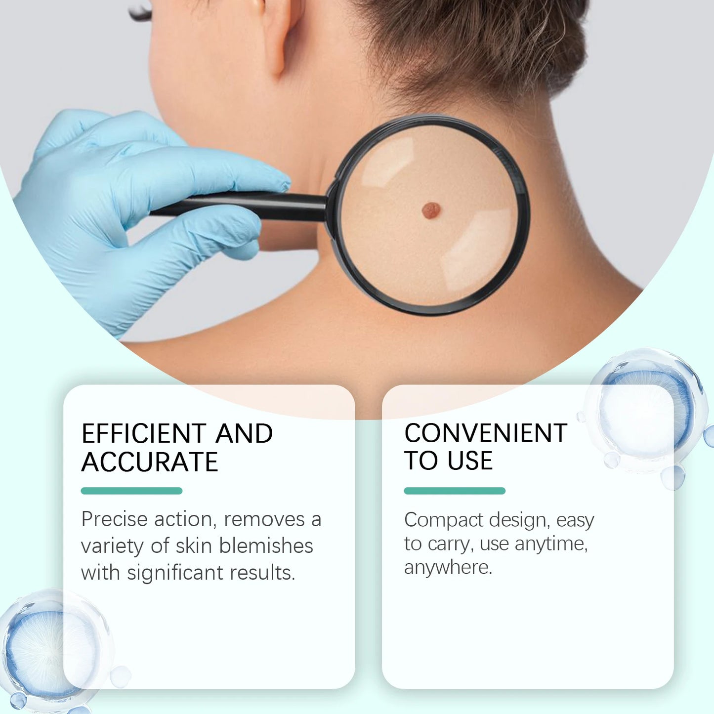 Face Beauty Laser Pen Improve Dark Spot Freckles Pigmentation Lighten Dull Skin Glowing Painless Facial Blemishes Removal Device