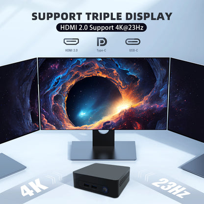 ZSUS i3 Mini PC Intel Celeron Desktop Gaming Computer 8GB 16GB 128GB 256GB DDR4 USB3.0 WIFI5 BT4.2