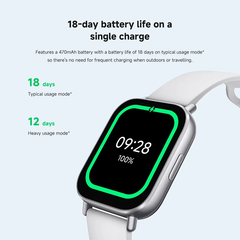 Xiaomi Redmi Watch 5 Active Global – 2" Display, Bluetooth Call, 140+ Sports, 5ATM