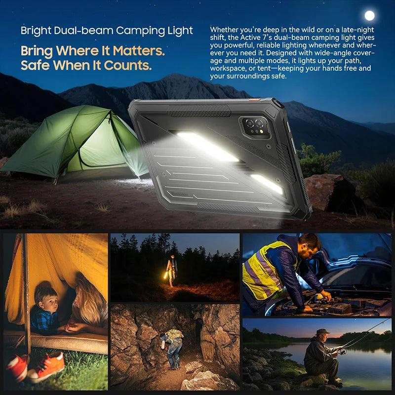 Blackview Active 7 RuggedTablet 11-inch  FHD+ Display Octa-core Android IP68&IP69K 10000mAh 45W Charger Outdoor Pad PC