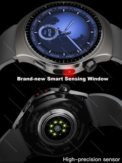 Original For Huawei Watch 5 Smartwatch 2025 Sensor Window AMOLED 4G ROM NFC Compass Clock Bluetooth Call Smart Watch Men Women