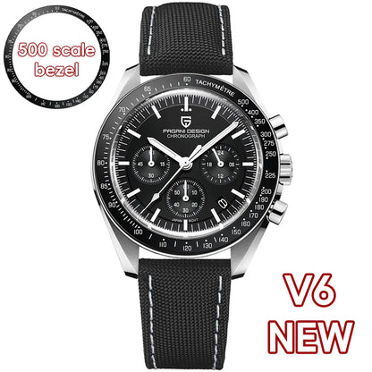 PAGANI DESIGN 2025 New Tribute to CK2998 Moon Watch Men Luxury Quartz Watches For Men AR Sapphire crystal Sport Chronograph Man